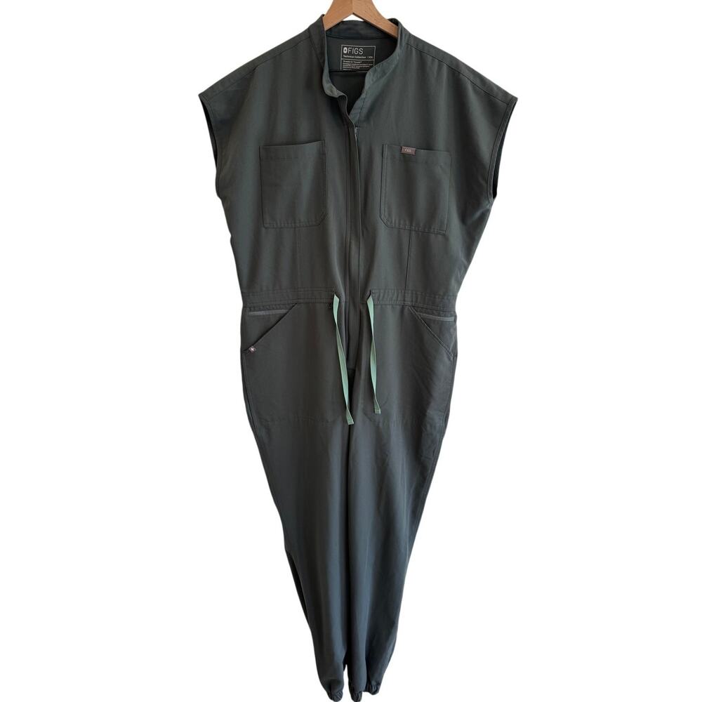 Figs Technical Collection Jumpsuit XXL Green Scrub Utility